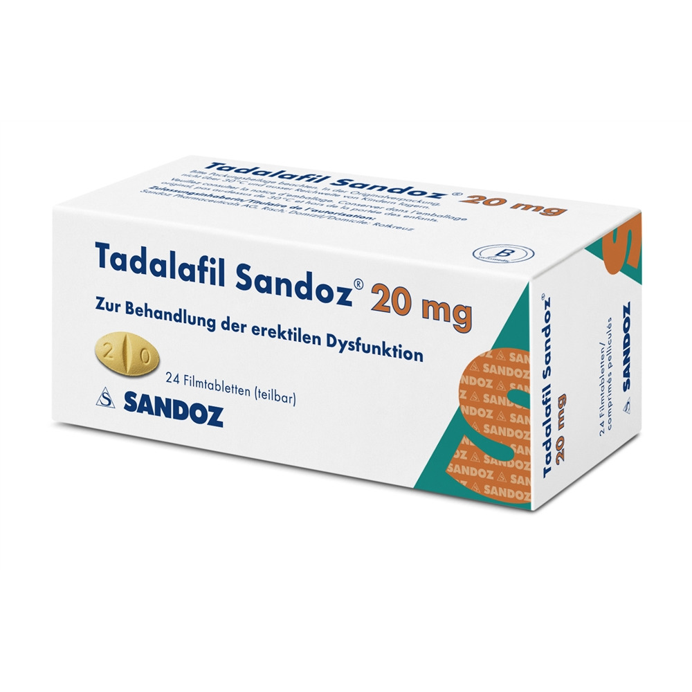 Tadalafil Spirig HC, 20 mg, Filmtabletten