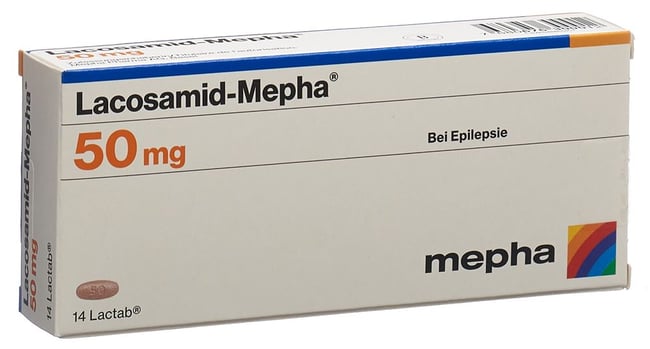 Lacosamid-Mepha 50 mg, Filmtabletten