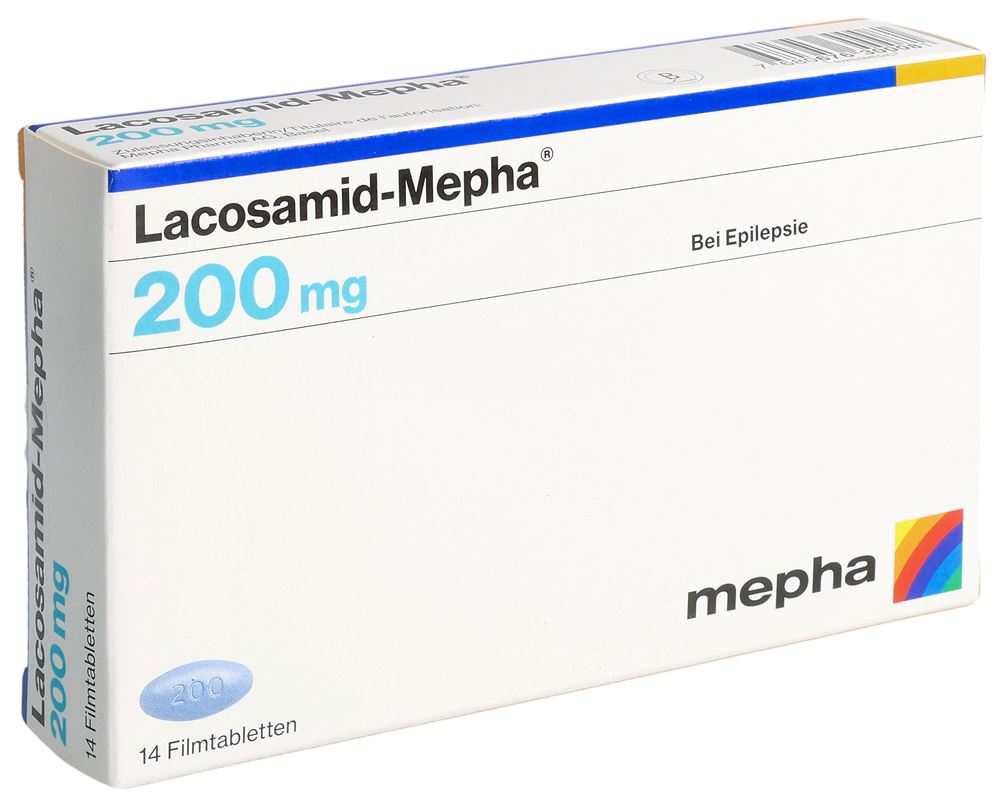 Lacosamid-Mepha 200 mg, Filmtabletten