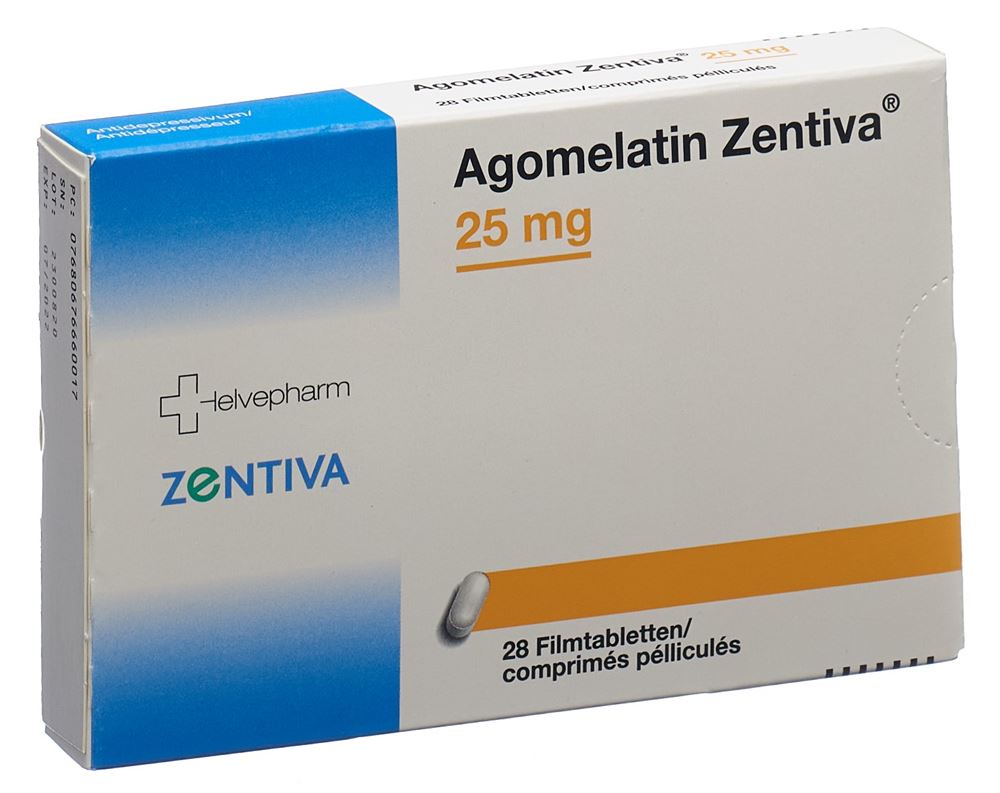 AGOMELATIN Servier cpr pell 25 mg 28 pce