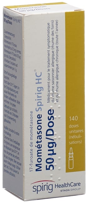 MOMETASONE Spirig HC 0.05 mg/dose 3 fl 140 dos