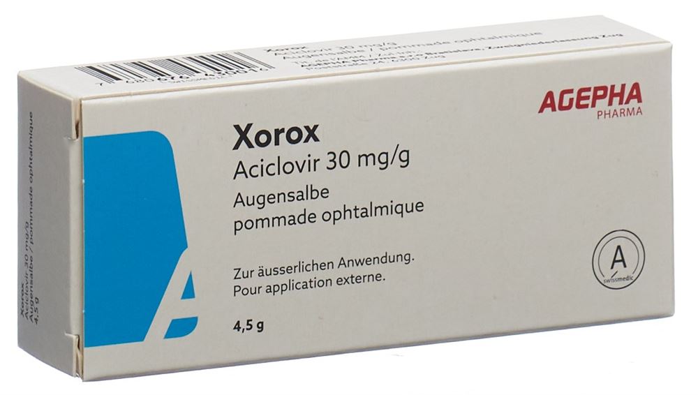 XOROX ong opht 30 mg/g tb 4.5 g