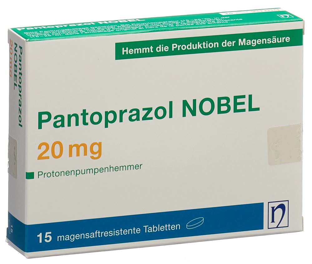 PANTOPRAZOL NOBEL cpr pell 20 mg 15 pce