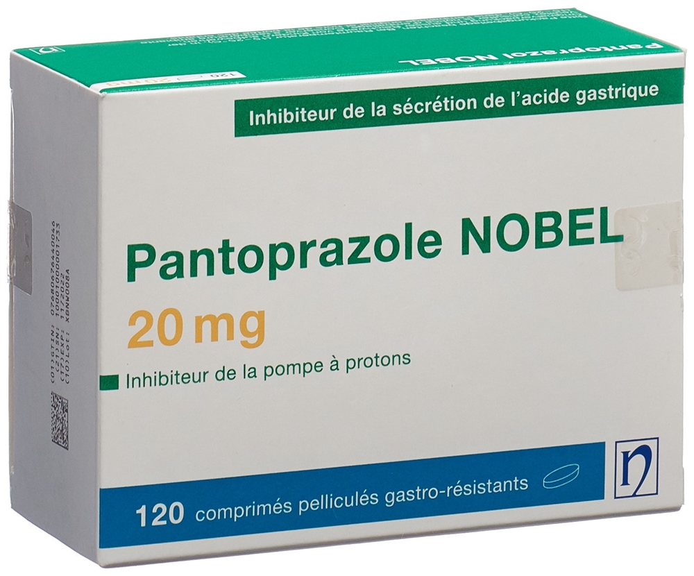 Pantoprazol NOBEL 20 mg, magensaftresistente Tabletten