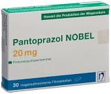 PANTOPRAZOL NOBEL cpr pell 20 mg bte 290 pce
