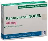 PANTOPRAZOL NOBEL cpr pell 40 mg bte 160 pce