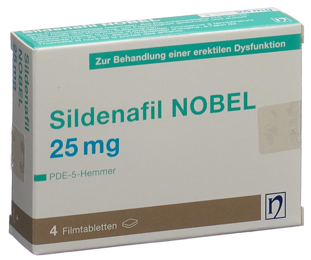 SILDENAFIL NOBEL cpr pell 25 mg 4 pce