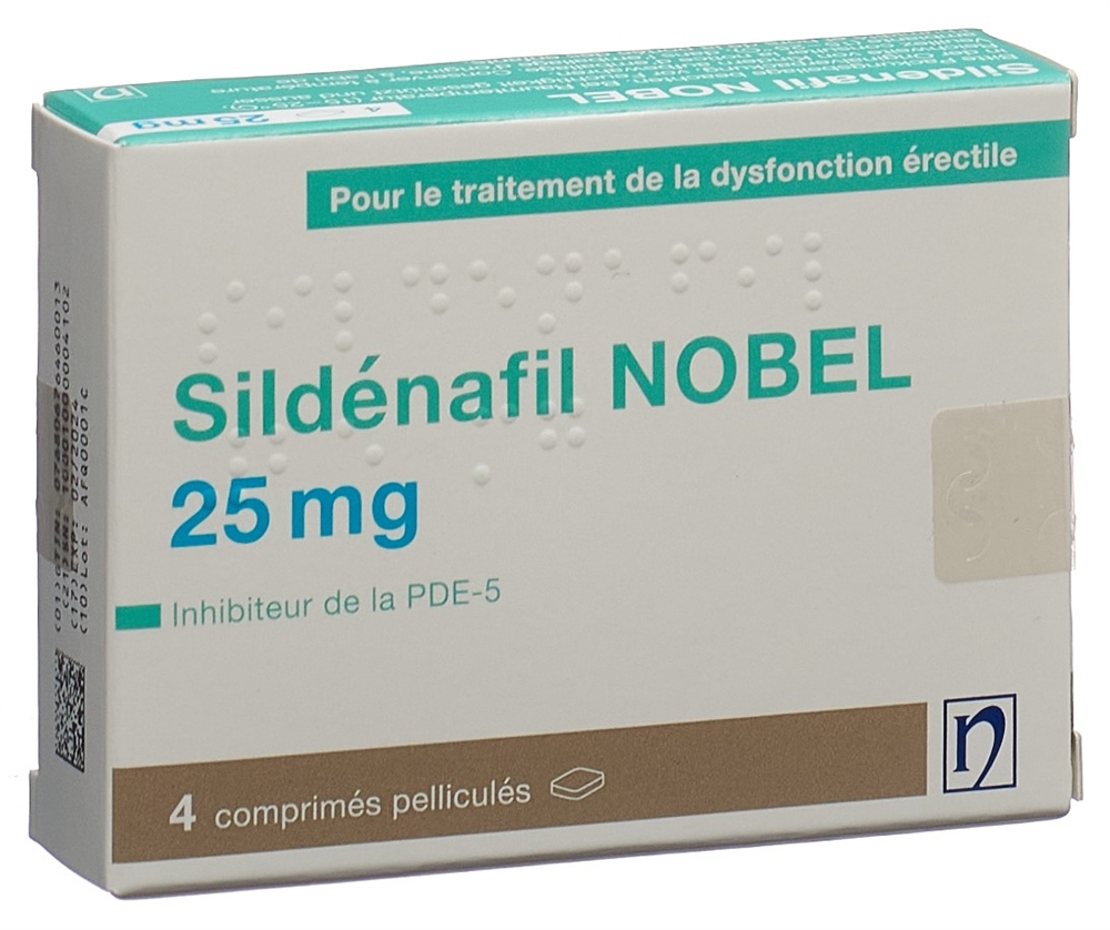 SILDENAFIL NOBEL cpr pell 25 mg 4 pce