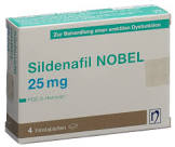Sildenafil NOBEL 25 mg, Filmtabletten