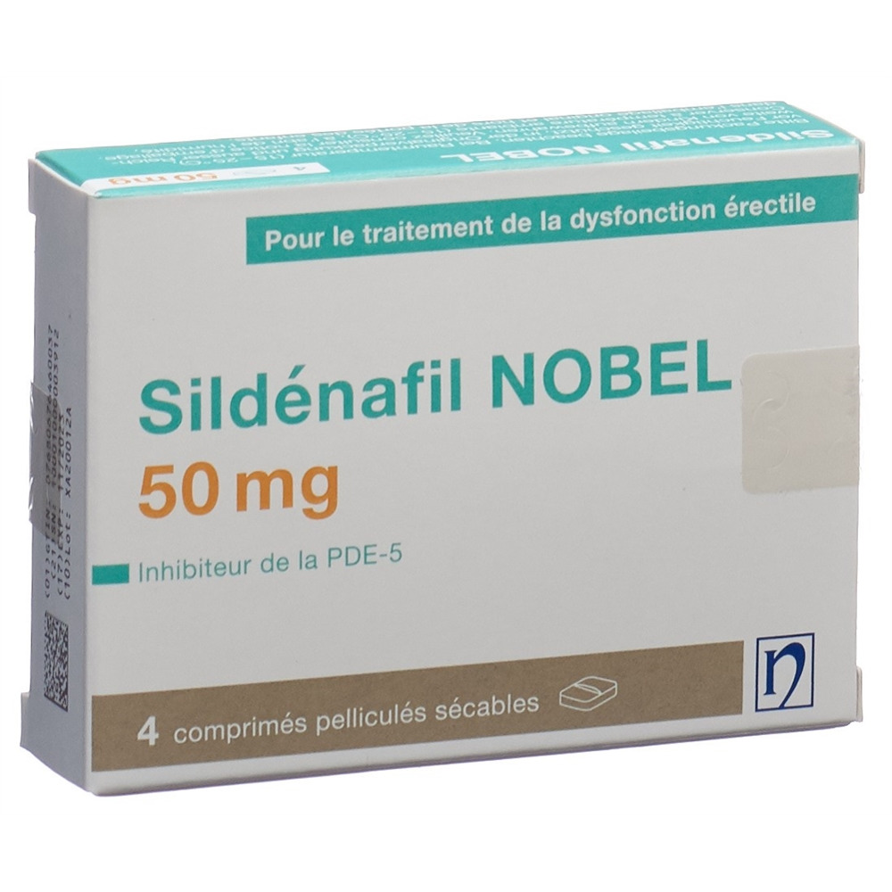 Sildenafil NOBEL 50 mg, Filmtabletten