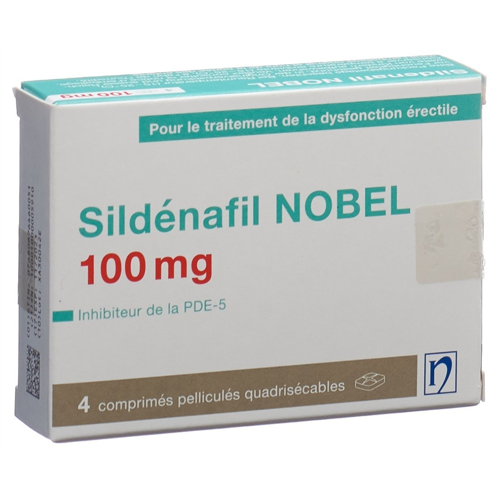 SILDENAFIL NOBEL cpr pell 100 mg 4 pce