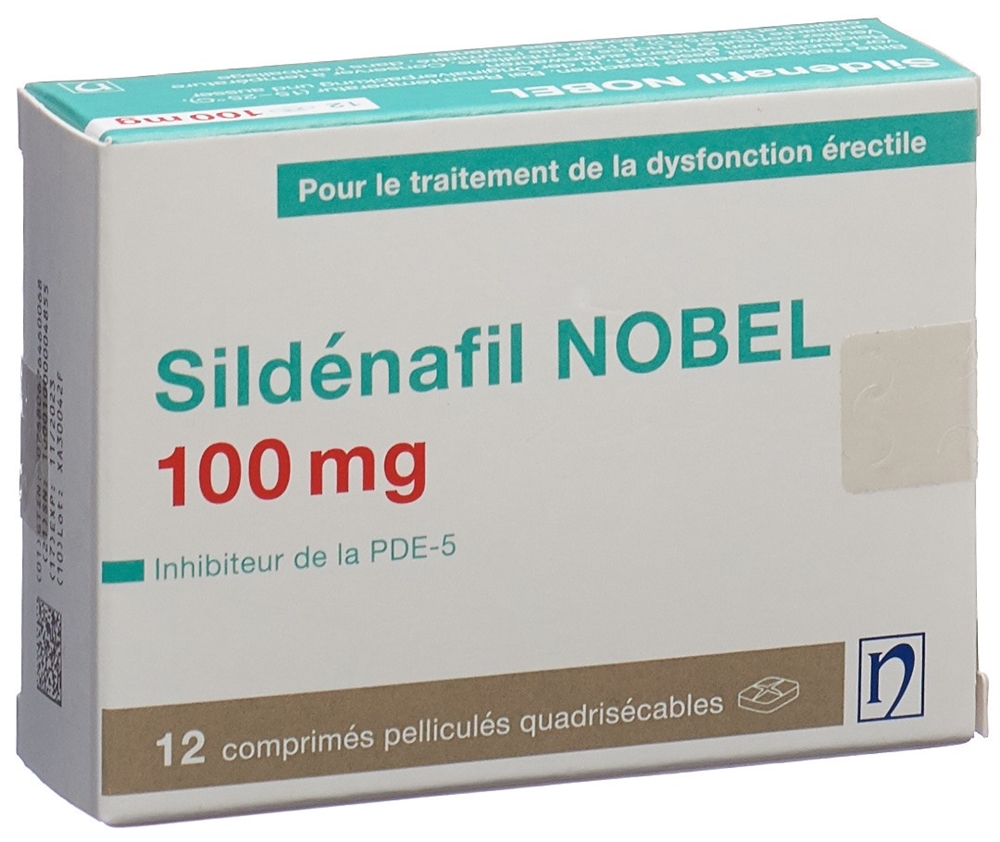 SILDENAFIL NOBEL cpr pell 100 mg 12 pce