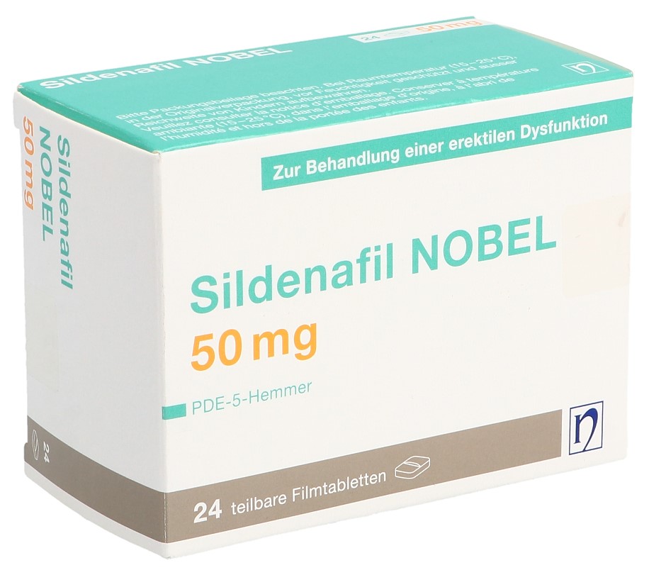 Sildenafil NOBEL 50 mg, Filmtabletten