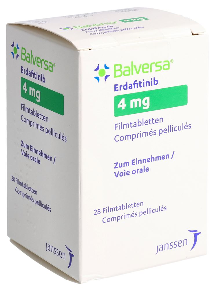 BALVERSA cpr pell 4 mg bte 28 pce
