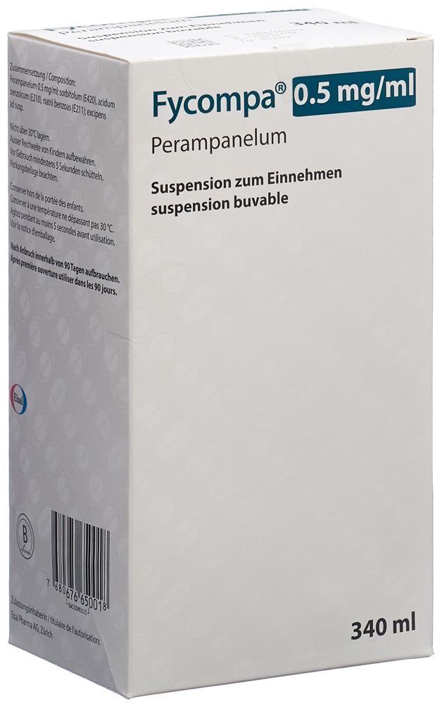 Fycompa 0.5 mg / mL, Suspension zum Einnehmen