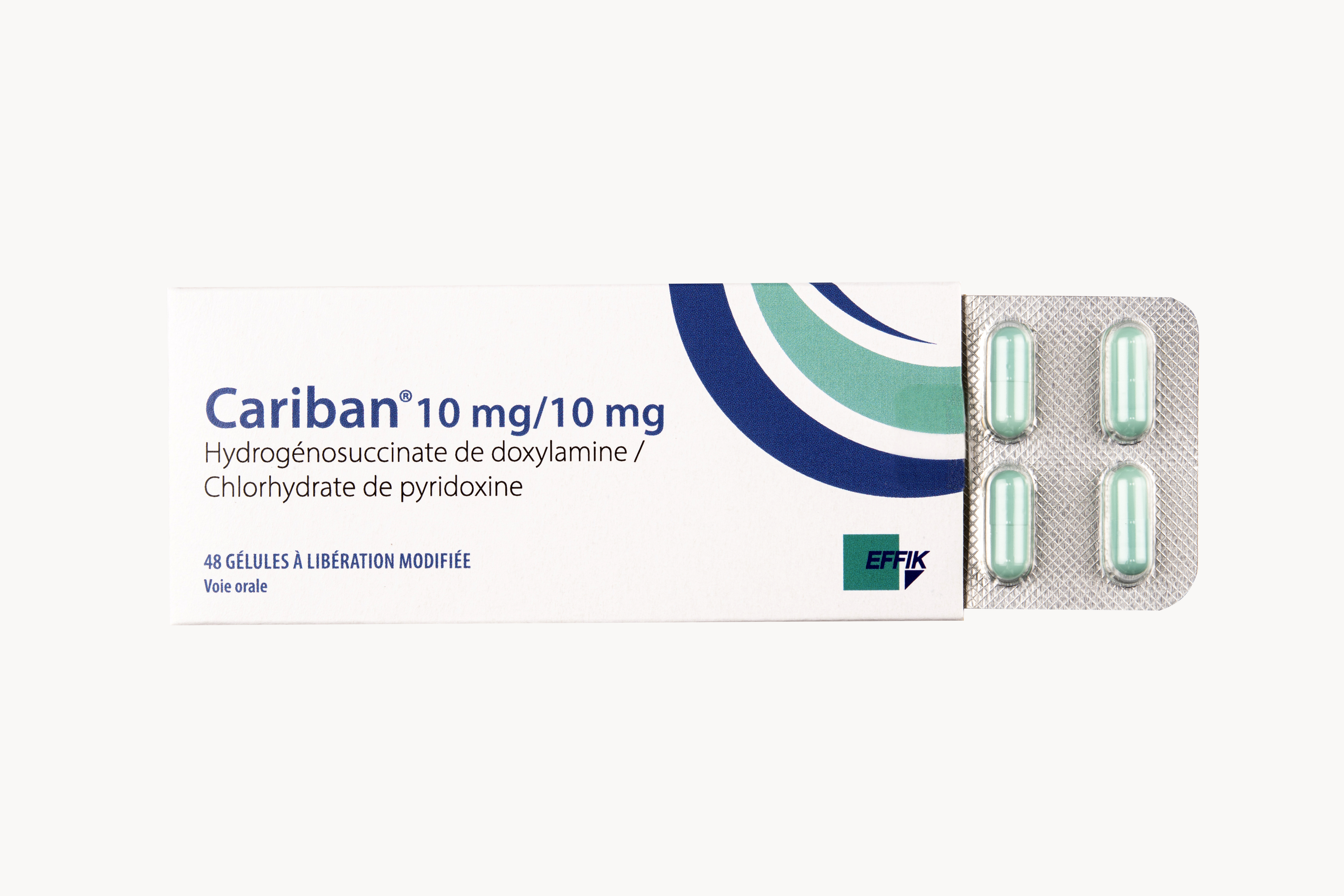 CARIBAN caps ret 10mg/10mg 48 pce
