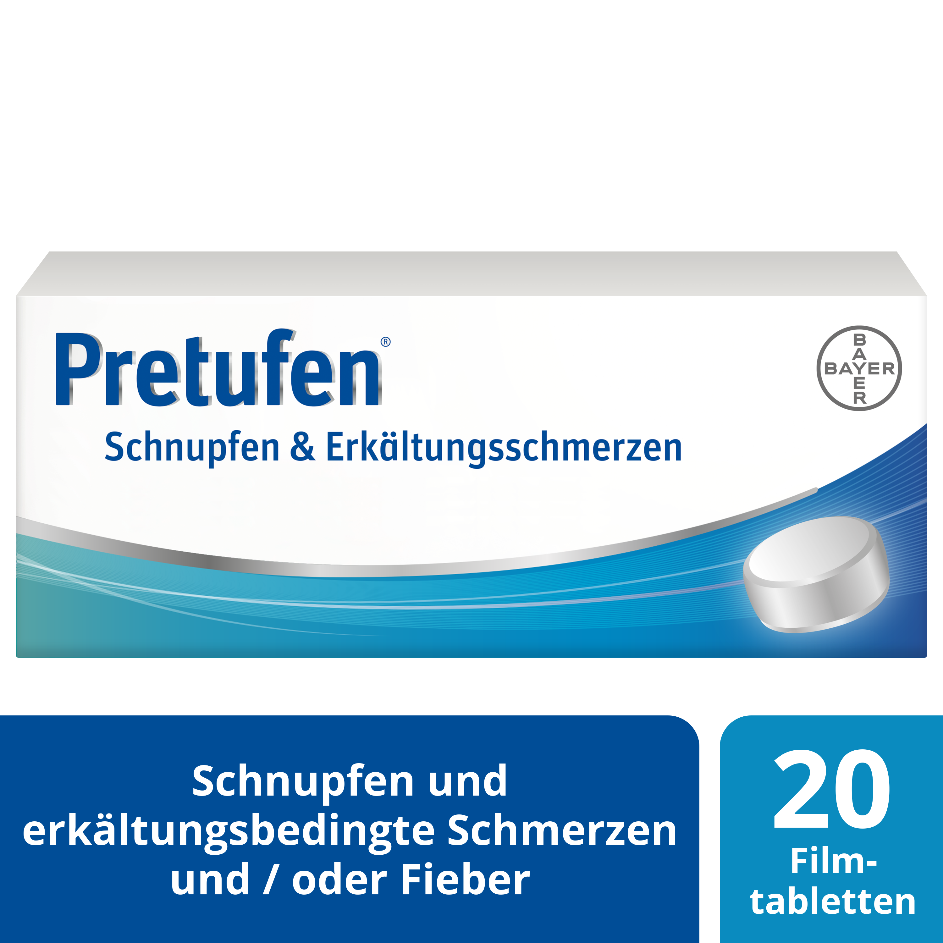 PRETUFEN rhume&douleurs liés refroidiss 20 pce