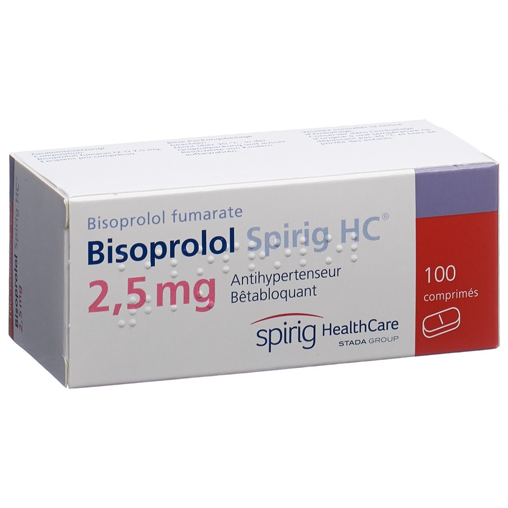 Bisoprolol Spirig HC 2.5 mg, Tabletten