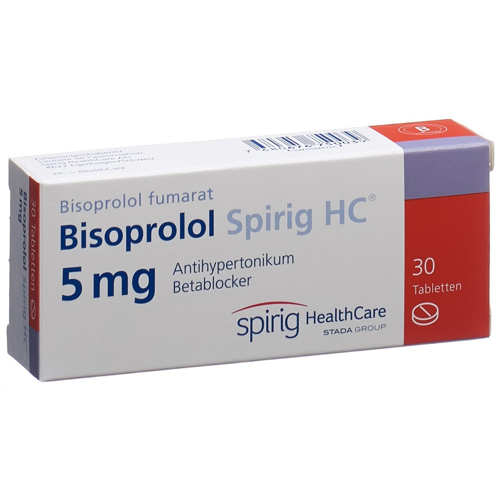BISOPROLOL Spirig HC 5 mg cpr 30 pce