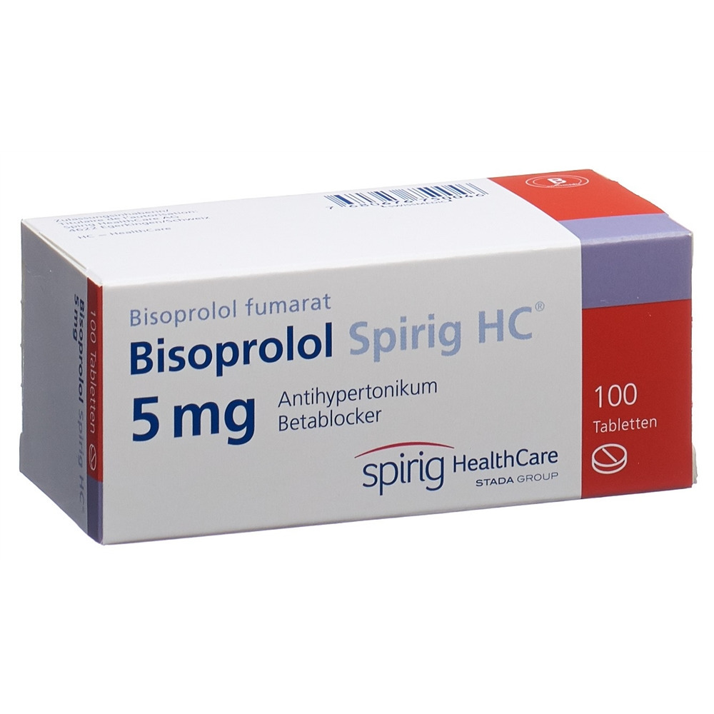 BISOPROLOL Spirig HC 5 mg cpr 100 pce