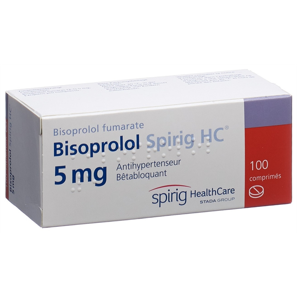 BISOPROLOL Spirig HC 5 mg cpr 100 pce