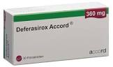 Deferasirox NOBEL 360 mg, Filmtabletten