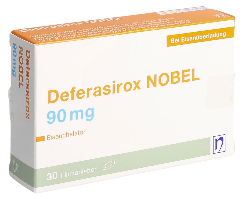 Deferasirox NOBEL 360 mg, Filmtabletten