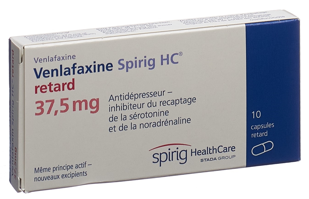 VENLAFAXINE Spirig HC caps ret 37.5 mg 10 pce