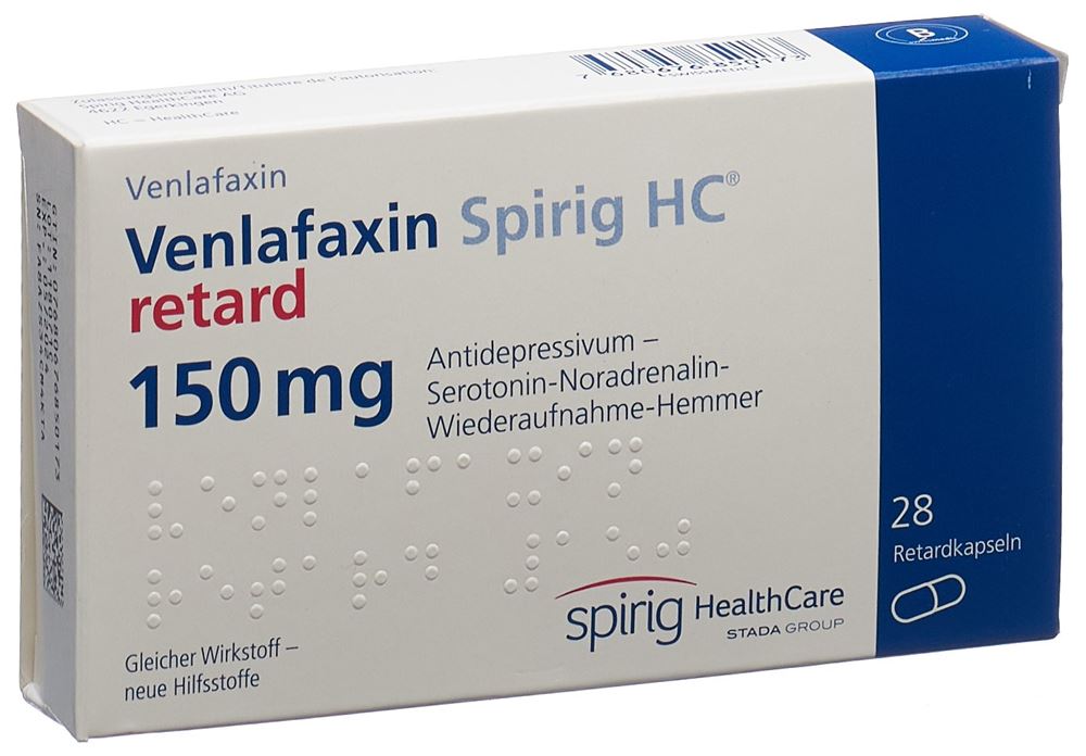 Venlafaxin Spirig HC retard 150 mg, Hartkapseln, retardiert