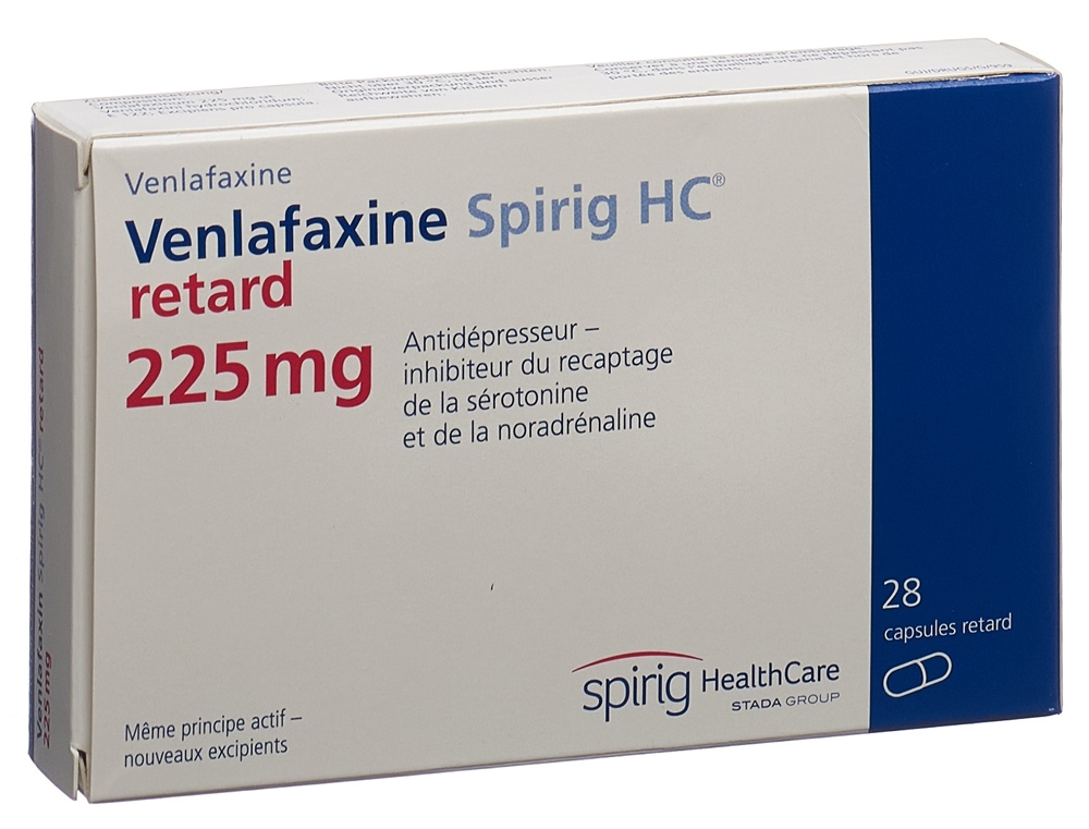 VENLAFAXINE Spirig HC caps ret 225 mg 28 pce