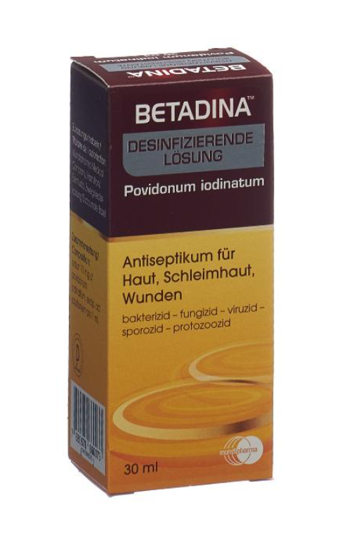 BETADINA solution désinfectante fl 30 ml