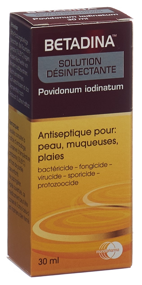 BETADINA solution désinfectante fl 30 ml