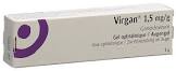 Virgan 1.5 mg/g, gel ophtalmique