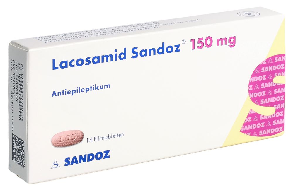 Lacosamid Sandoz 150 mg, Filmtabletten