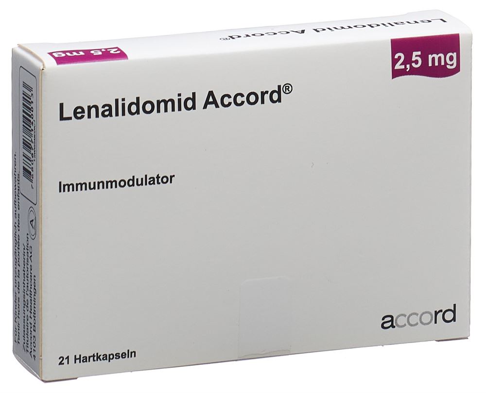 LENALIDOMID Accord caps 2.5 mg 21 pce