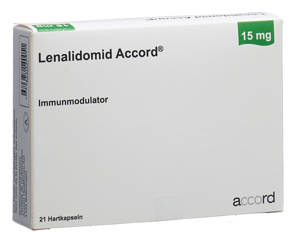 LENALIDOMID Accord caps 15 mg 21 pce