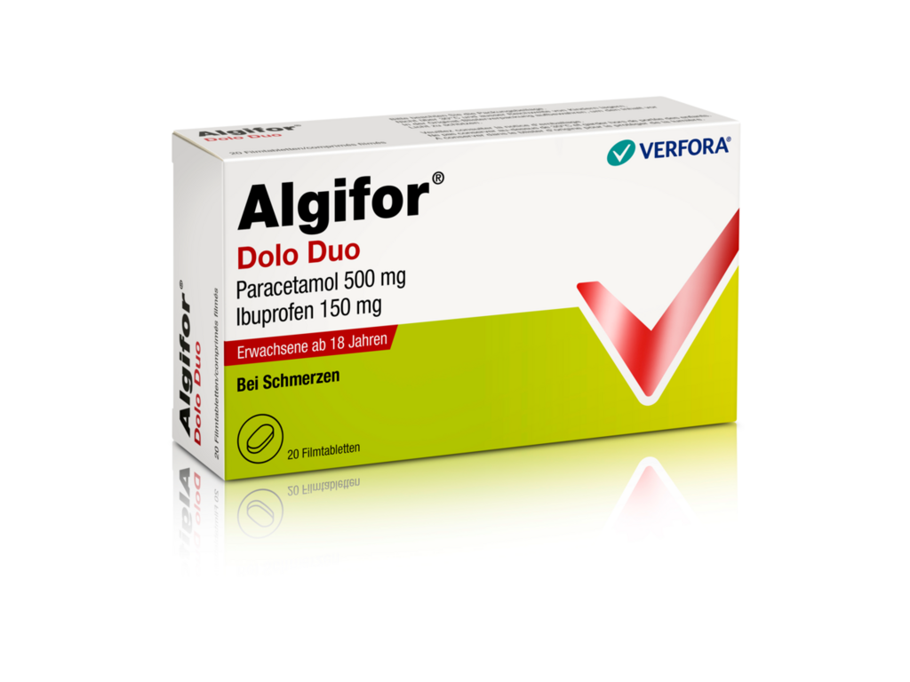 Algifor Dolo Duo 500mg/150mg, Filmtabletten