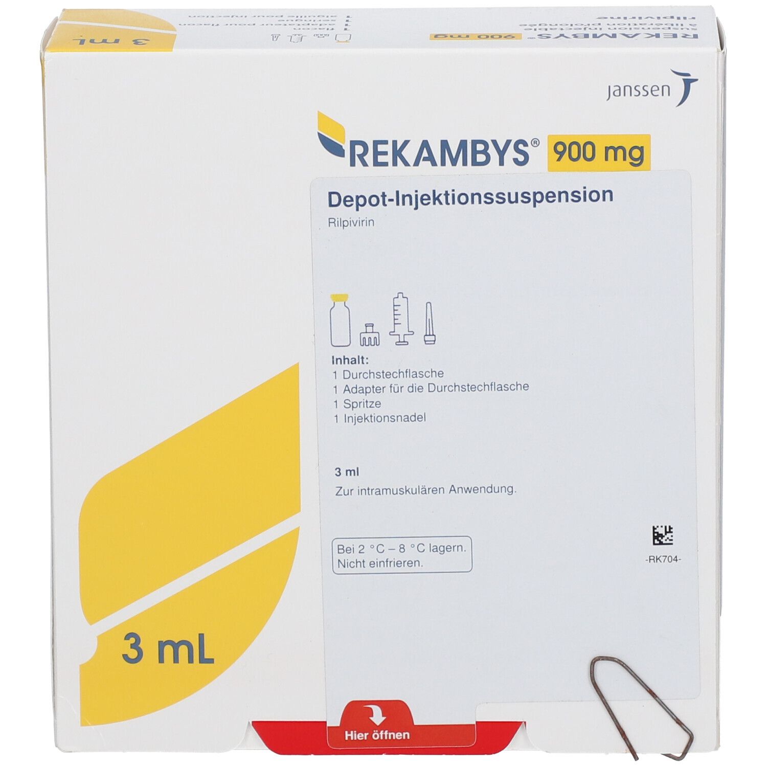 REKAMBYS 600 mg / 2 ml, Depot-Injektionssuspension