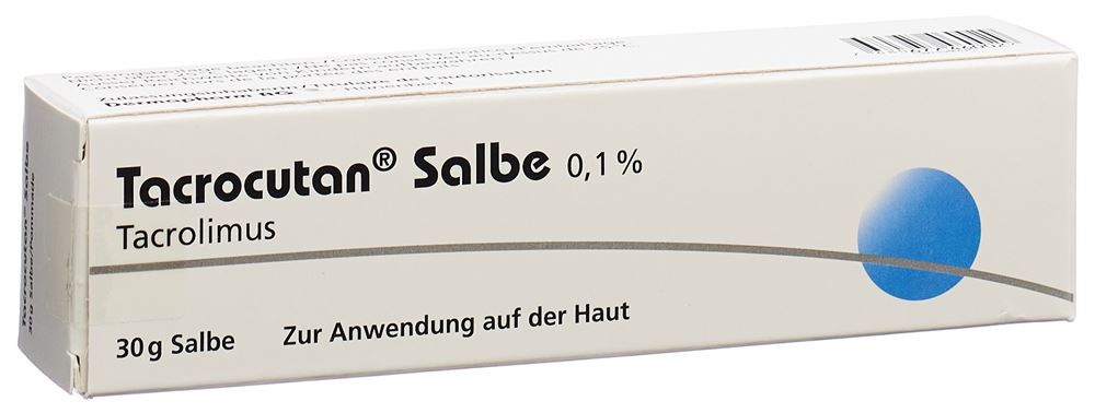 Tacrocutan 1 mg/g, Salbe