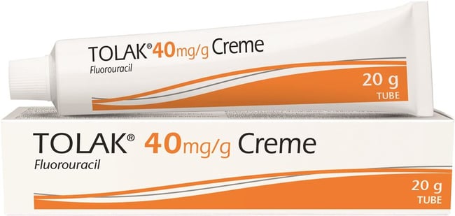 Tolak 40 mg/g, Creme