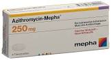 AZITHROMYCIN Mepha cpr pell 250 mg 6 pce