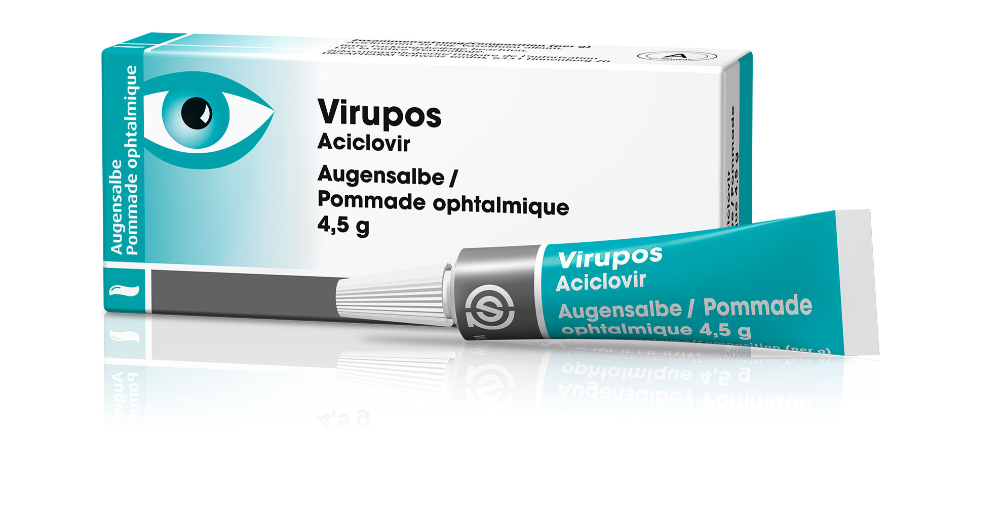 VIRUPOS ong opht 30 mg/g tb 4.5 g