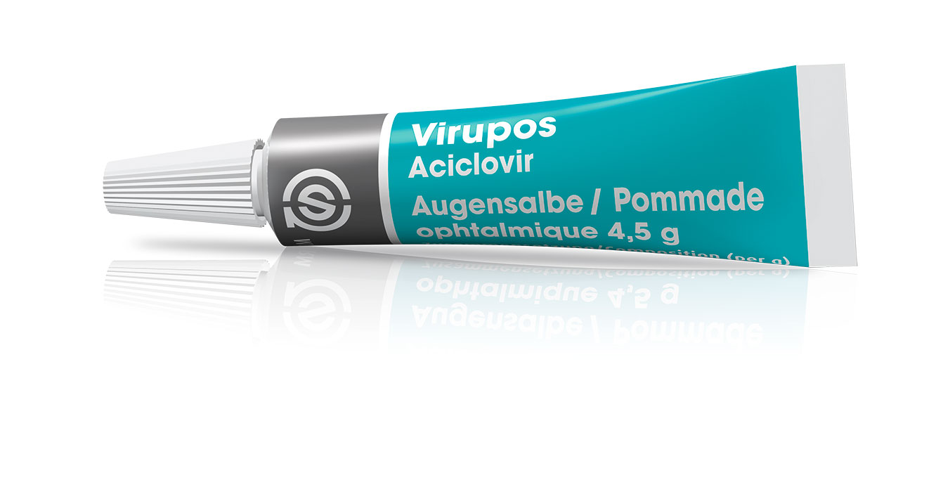 VIRUPOS ong opht 30 mg/g tb 4.5 g