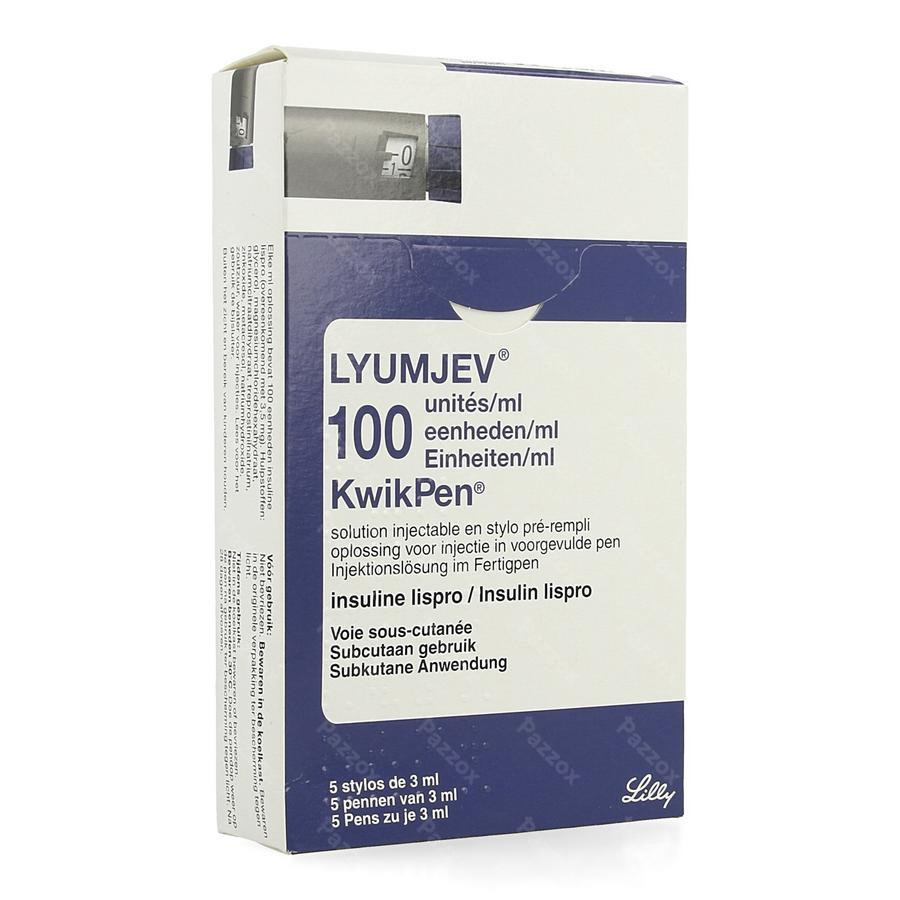 Lyumjev 200 units/mL KwikPen, solution injectable