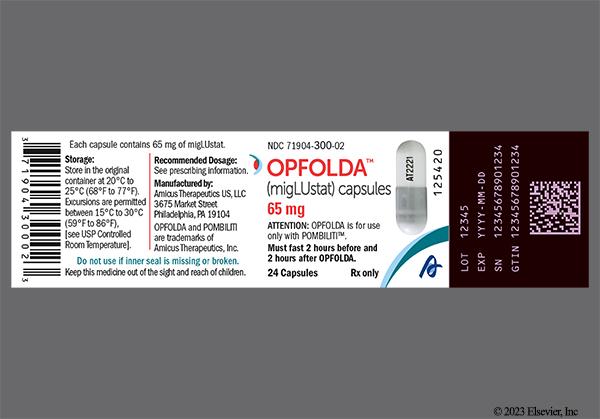 Opfolda 65 mg, Hartkapseln