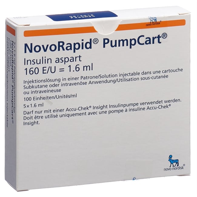 Fiasp 100 E/ml ultra-fast-acting PumpCart, Injektionslösung in einer Patrone