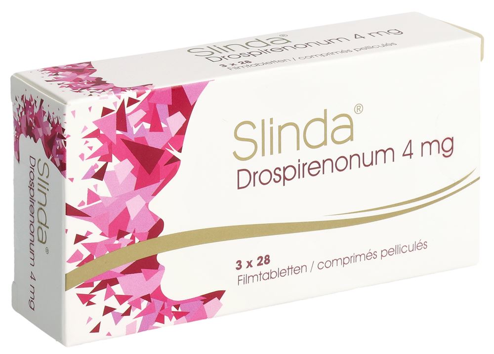 SLINDA cpr pell 4 mg 3 x 28 pce