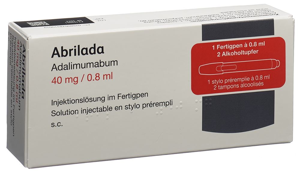 ABRILADA sol inj 40 mg/0.8ml stylo pré 0.8 ml