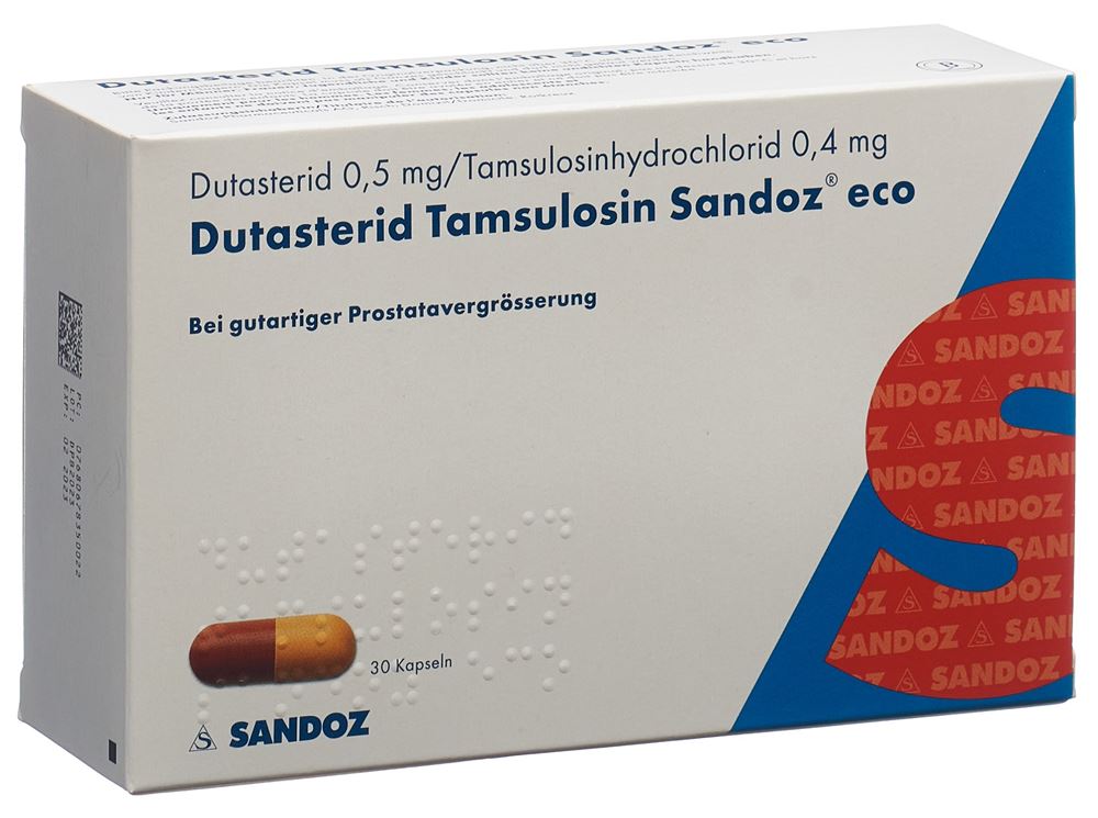 Dutasterid Tamsulosin Sandoz eco 0.5 mg/ 0.4 mg, Kapseln