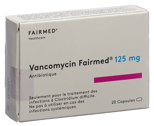 VANCOMYCIN Fairmed caps 125 mg 20 pce